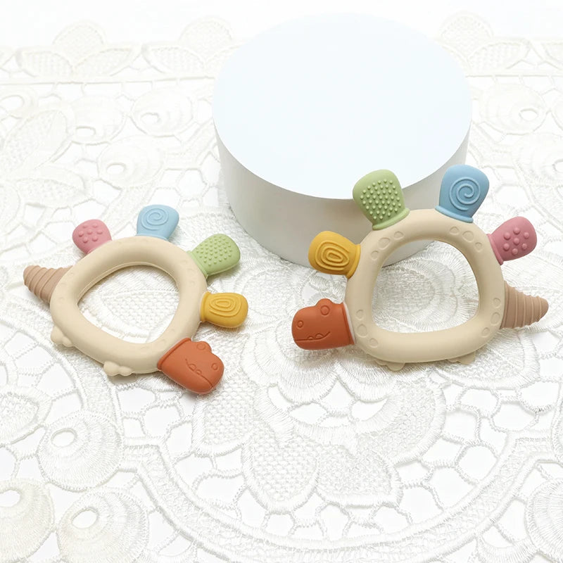 Massaggiagengive in Silicone per Neonati – Giocattolo Sensoriale Senza BPA