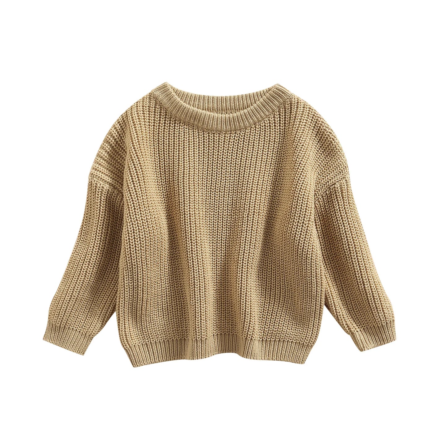 Maglione in Maglia per Bambini e Neonati in Cotone – Pullover a Maniche Lunghe Unisex per Autunno e Inverno