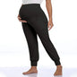 Pantaloni Premaman Jogger con Fascia Alta Elasticizzata e Tasche