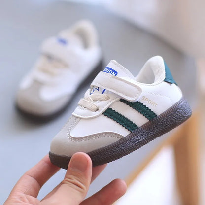 Sneakers Bambino con Velcro – Scarpe Sportive Casual Antiscivolo con Suola Flessibile 0-4 Anni