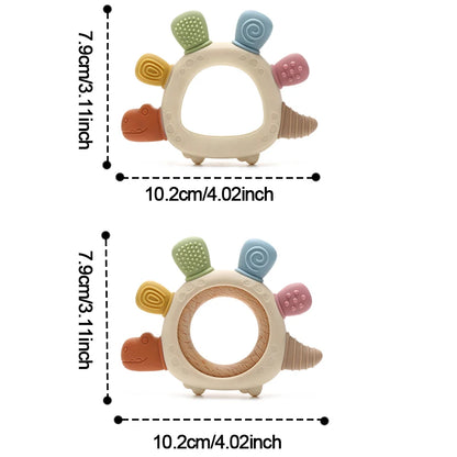 Massaggiagengive in Silicone per Neonati – Giocattolo Sensoriale Senza BPA