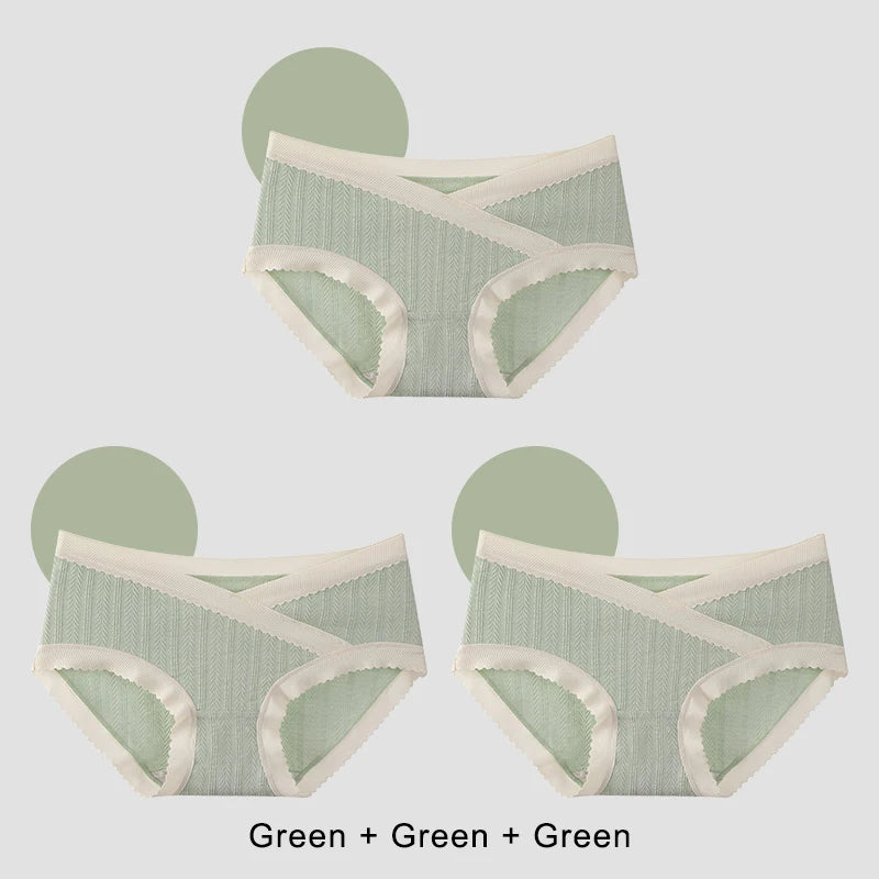 Set 3 Slip Premaman a Vita Bassa con Taglio a V – Gravidanza e Post Parto