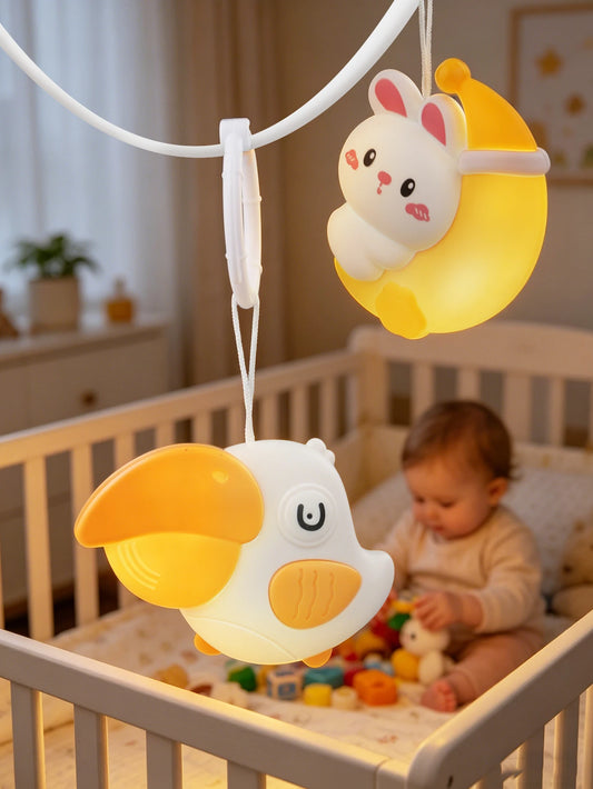 Luce Notturna Bambini da Appendere – Lampada con Gancio per Cameretta e Passeggino