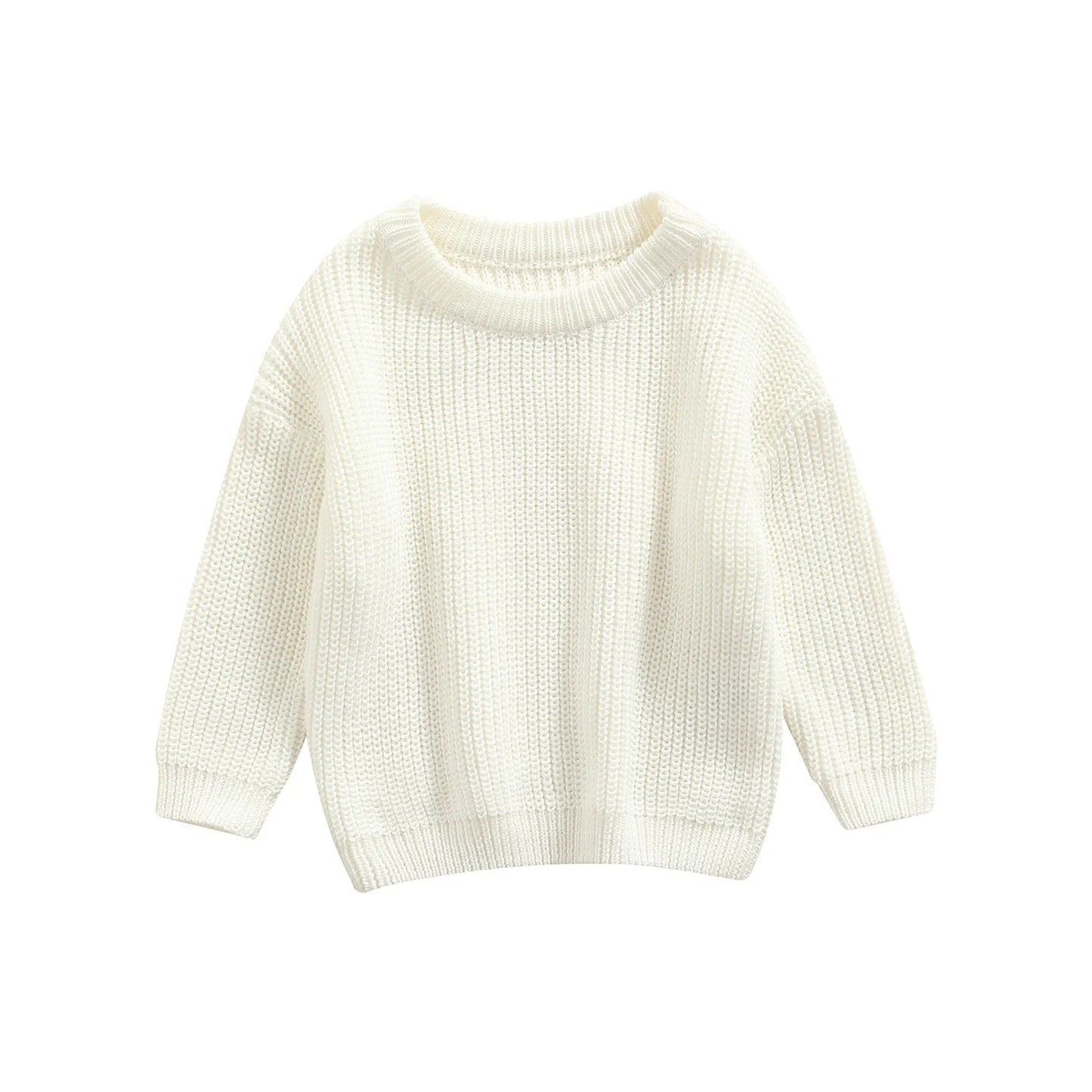 Maglione in Maglia per Bambini e Neonati in Cotone – Pullover a Maniche Lunghe Unisex per Autunno e Inverno