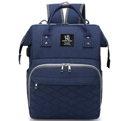 Zaino Fasciatoio Mamma Impermeabile Grande Capacità – Borsa Cambio Neonato con Tasche Termiche Portabiberon e Scomparti Multipli