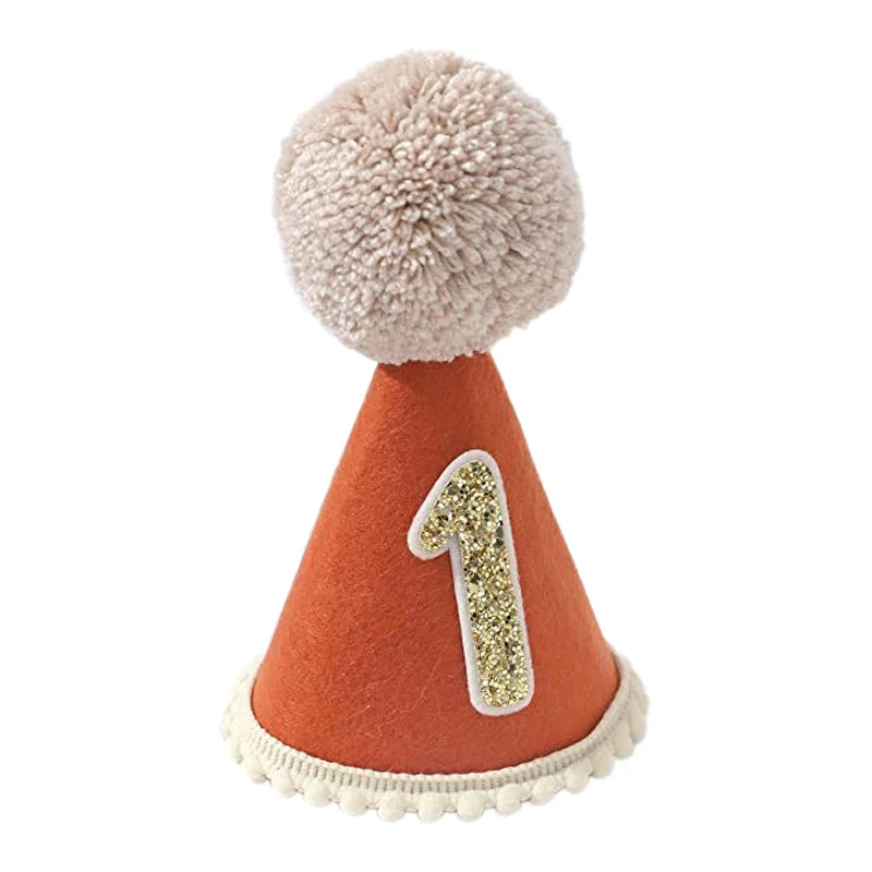 Cappellino Primo Compleanno con Pompon – Riutilizzabile per Festa e Servizi Fotografici