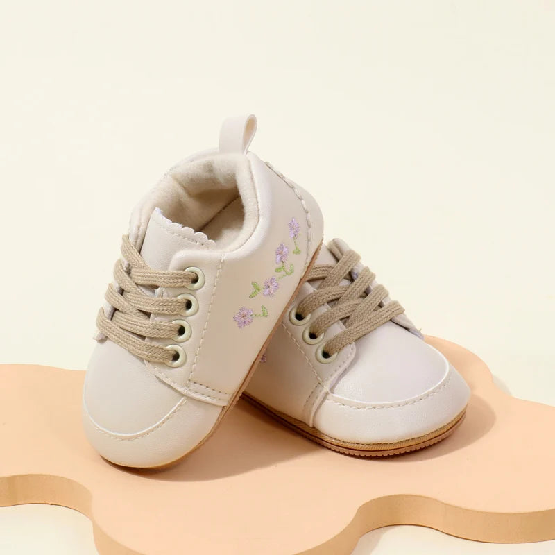 Scarpine Neonato Primi Passi Antiscivolo – Sneakers Morbide 0-18 Mesi