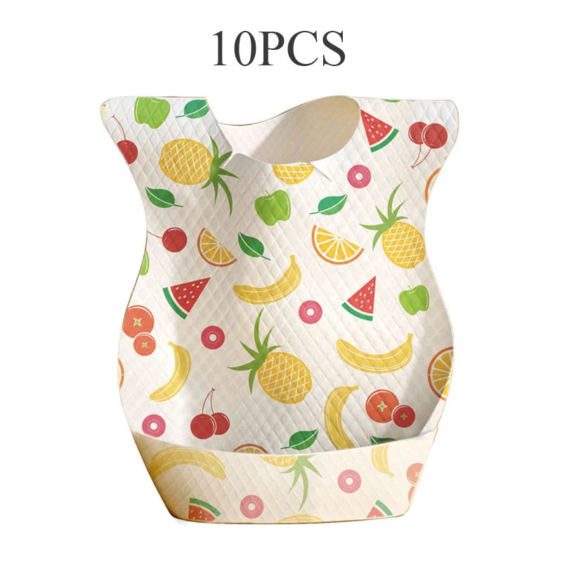 Bavaglini Impermeabili Usa e Getta a Casacca – Set 10 pz