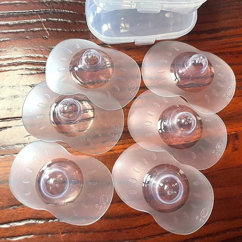 Paracapezzoli in Silicone per Allattamento – Set 2 Pezzi con Custodia