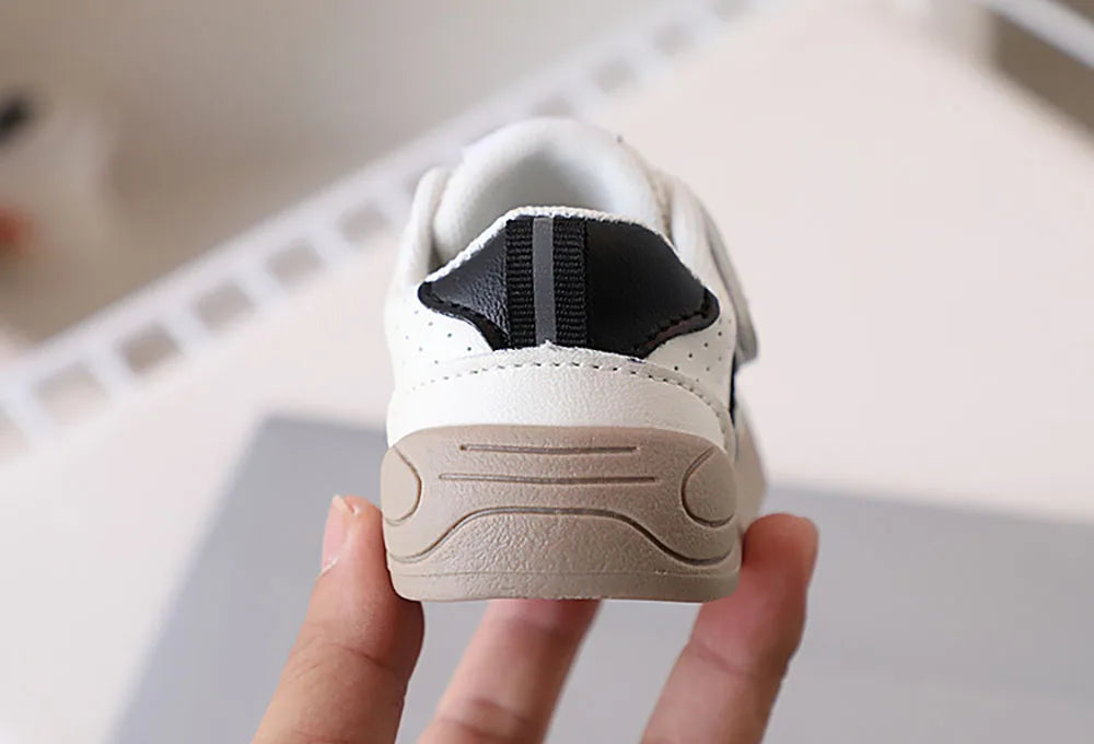 Scarpe Primi Passi Bambino Traspiranti con Doppio Strappo e Suola Morbida Antiscivolo