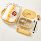 Lunch Box Bambini con 3 Scomparti Removibili – Portapranzo con Custodia Termica Opzionale