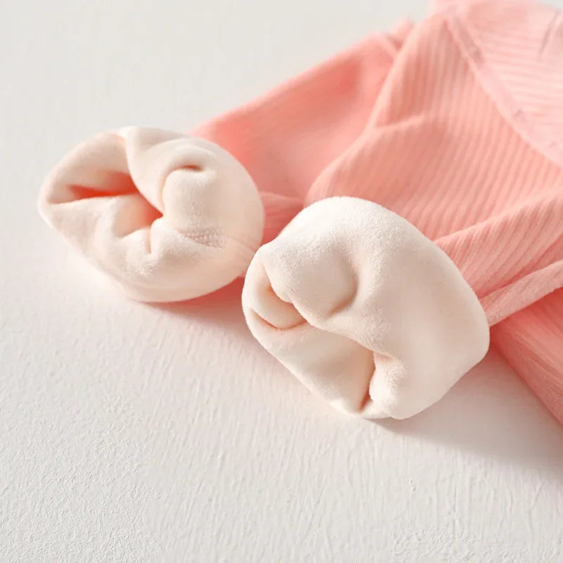 Body Intero Neonato in Cotone Felpato – Tutina Invernale a Manica Lunga