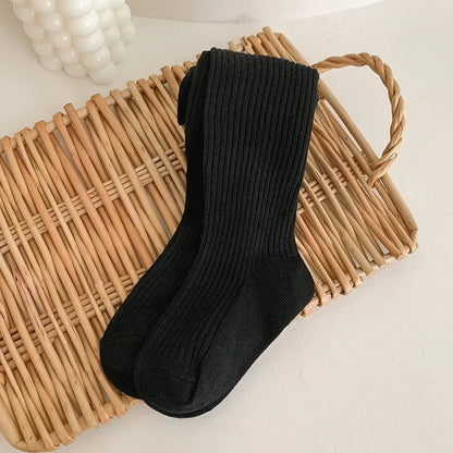 Calzamaglia in Cotone Elasticizzato per Bambine | Collant Caldi e Morbidi 1-9 Anni