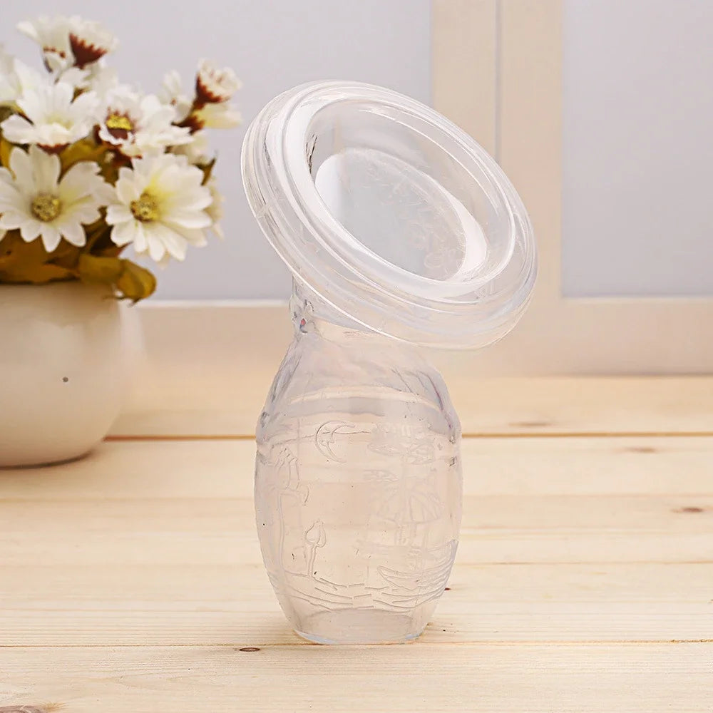 Tiralatte Manuale in Silicone BPA Free con Raccoglitore Salvagoccia