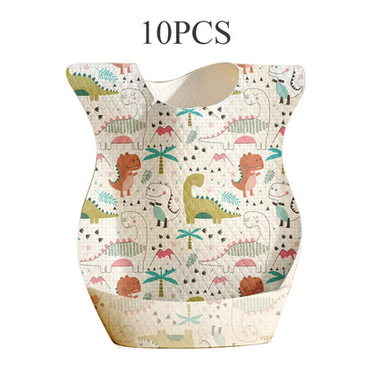 Bavaglini Impermeabili Usa e Getta a Casacca – Set 10 pz