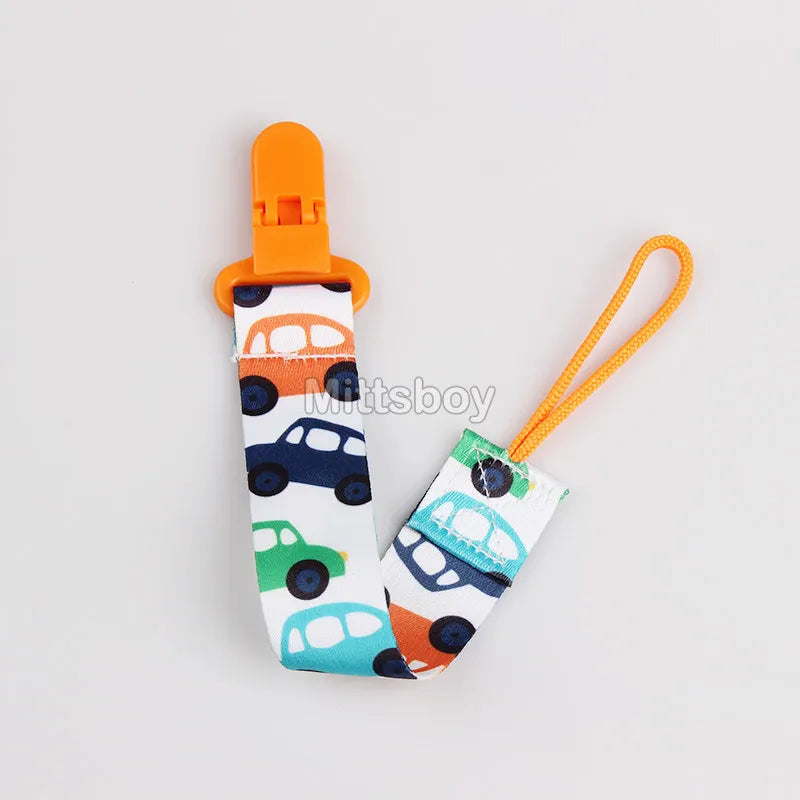 Catenella Portaciuccio in Tessuto con Clip – Fantasie Colorate