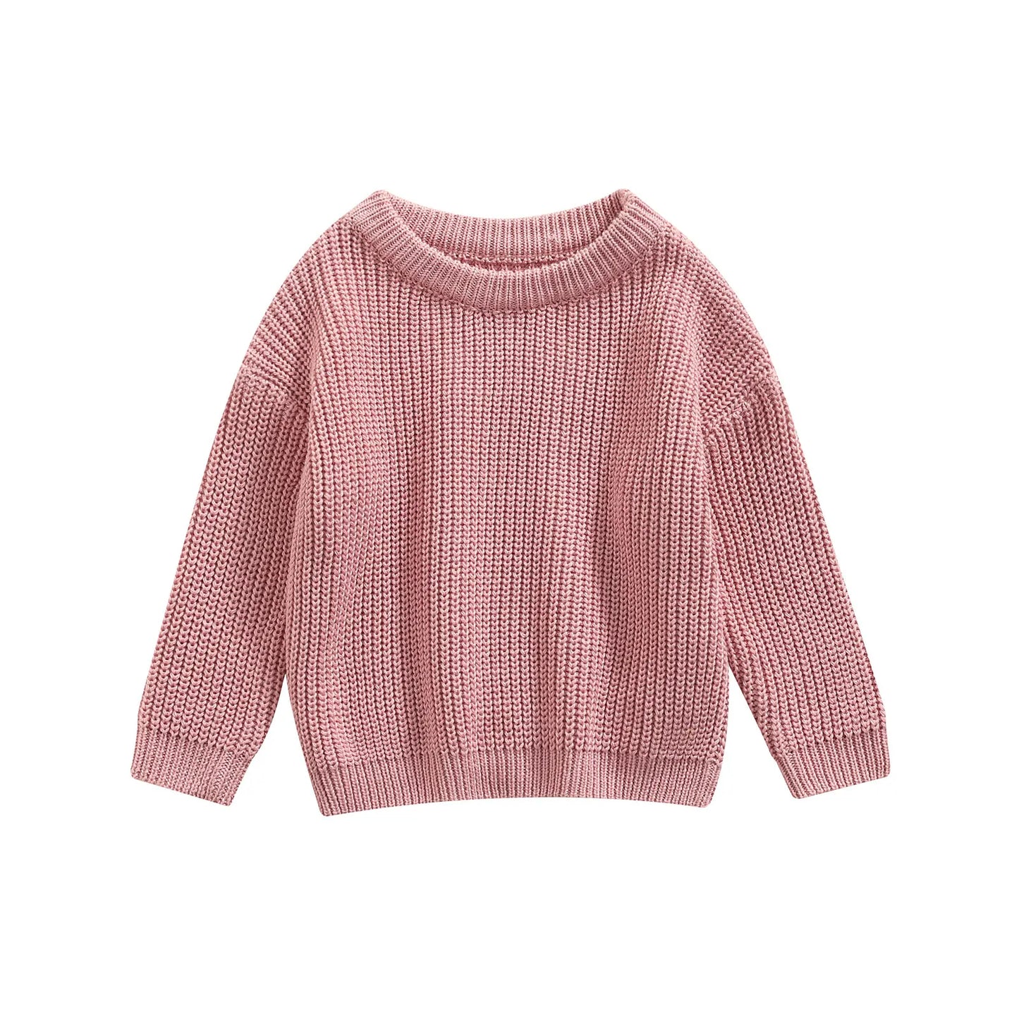 Maglione in Maglia per Bambini e Neonati in Cotone – Pullover a Maniche Lunghe Unisex per Autunno e Inverno