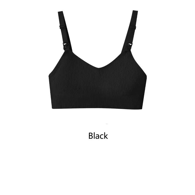 Top Allattamento Senza Ferretto con Coppe Apribili – Reggiseno Seamless Elasticizzato