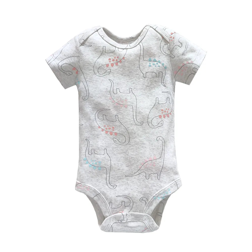 Body Neonato a Manica Corta 100% Cotone – Fantasie Assortite
