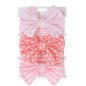 Set 3 Fasce Elastiche con Fiocco per Neonata e Bambina