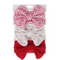 Set 3 Fasce Elastiche con Fiocco per Neonata e Bambina