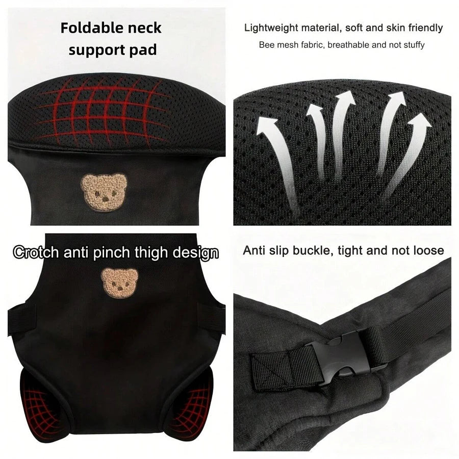 Marsupio Portabebè Regolabile 4 in 1 per Neonati e Bambini – Traspirante Fronte e Schiena fino a 10 kg