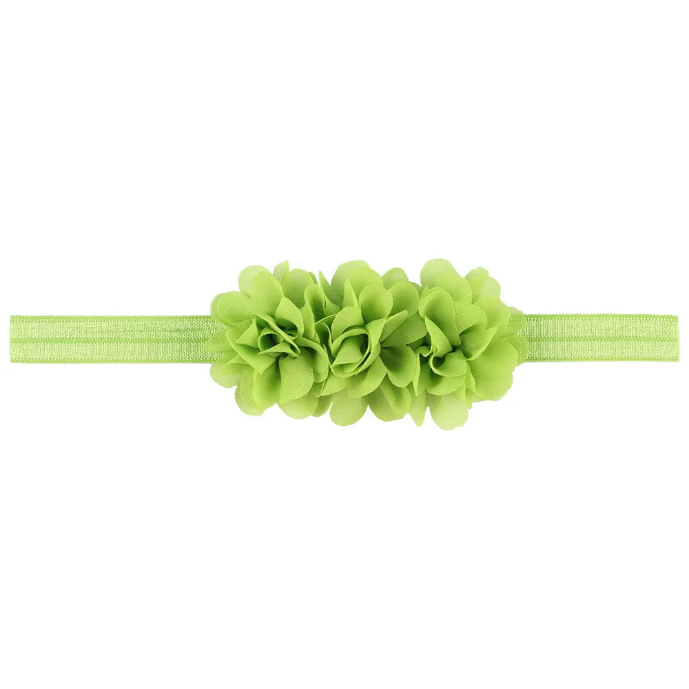Fascia per Capelli con Fiore in Chiffon per Neonata e Bambina - Taglia unica (6 mesi - 3 anni)