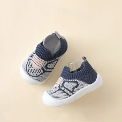 Scarpe Calzino Primi Passi per Neonato e Bambino | Traspiranti con Suola Antiscivolo in Gomma