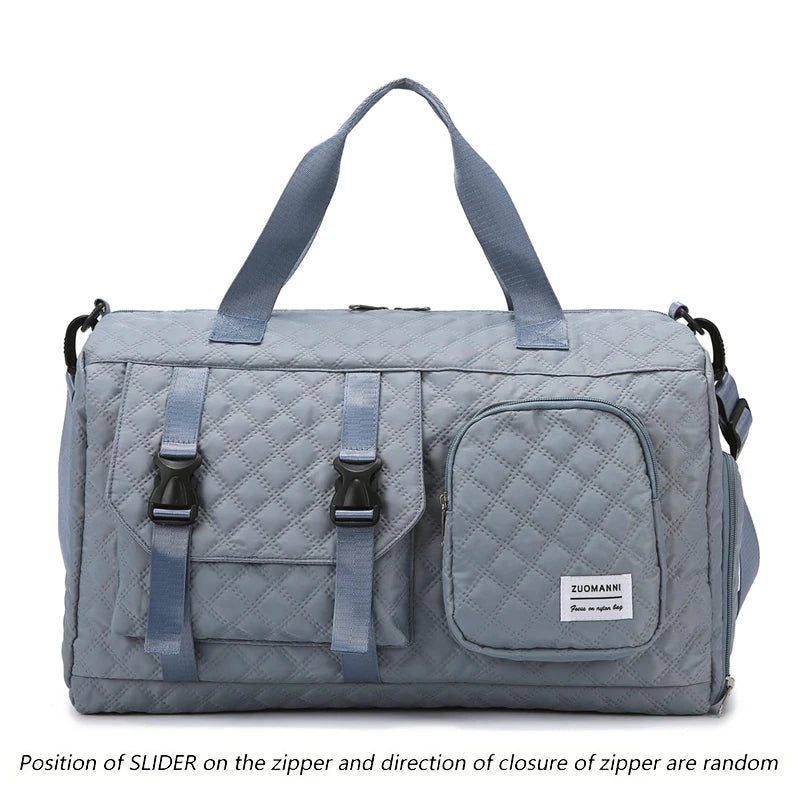 Borsone da Viaggio in Nylon Impermeabile con Scomparti Separati - Borsa Mamma Organizer Multifunzione