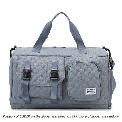 Borsone da Viaggio in Nylon Impermeabile con Scomparti Separati - Borsa Mamma Organizer Multifunzione