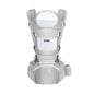 Marsupio Ergonomico Multifunzione con Hip Seat – Porta Bebè Regolabile e Traspirante 3–36 Mesi