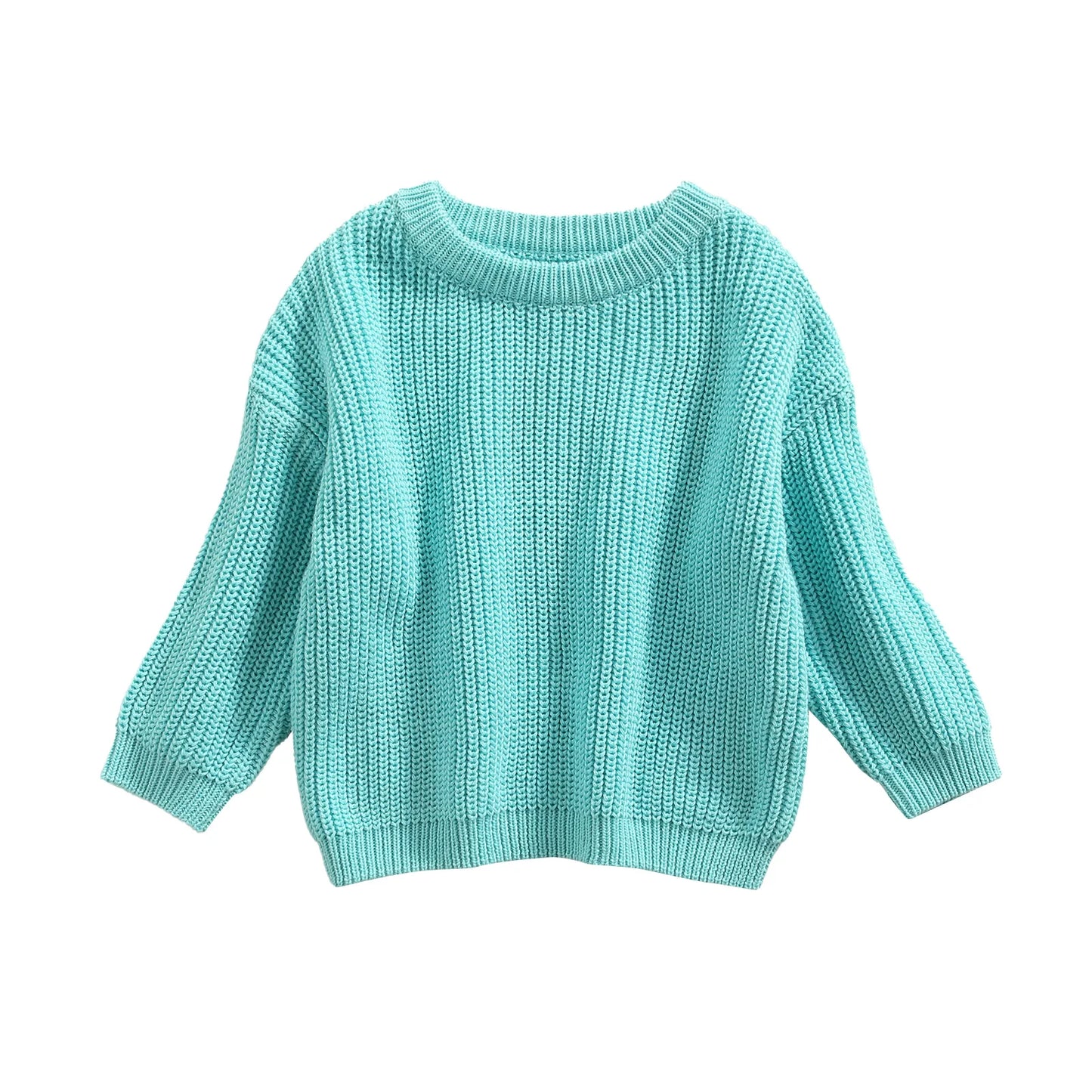 Maglione in Maglia per Bambini e Neonati in Cotone – Pullover a Maniche Lunghe Unisex per Autunno e Inverno