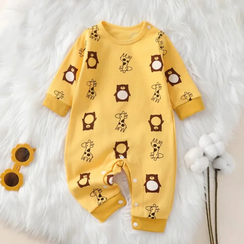 Tutina in Cotone 100% a Maniche Lunghe per Neonati e Bambini