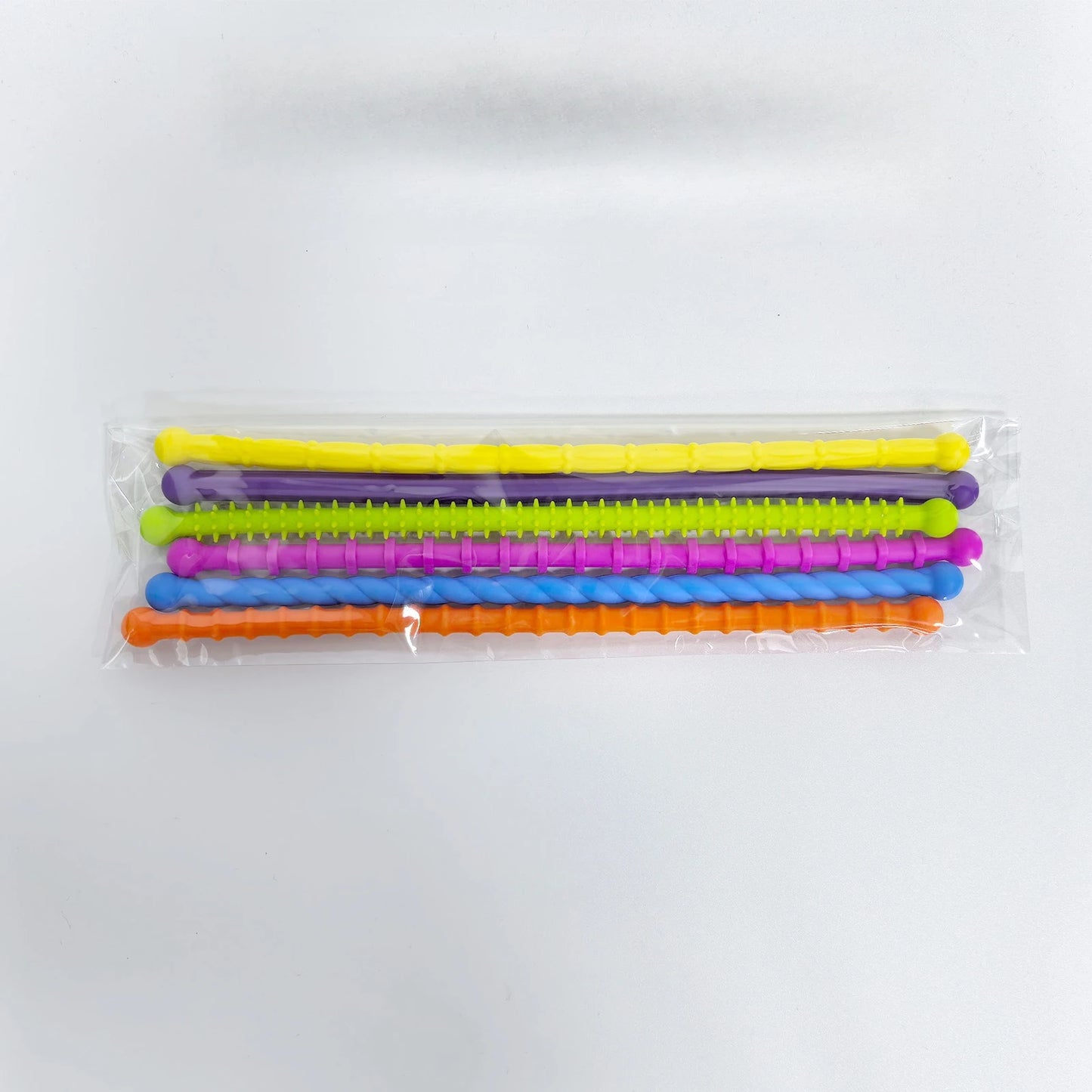 Cordoncini Sensoriali Elastici per Bambini – Gioco Tattile Antistress con Texture, Set Educativo per Motricità Fine