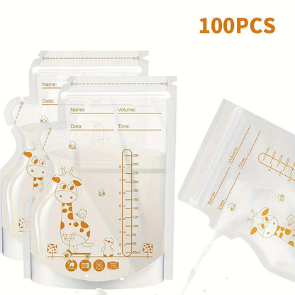 Sacche per Conservazione Latte Materno 250 ml – Contenitori con Doppia Chiusura Antiperdita Set da 30 e 60 pz