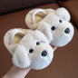 Pantofole Invernali Bambini Antiscivolo – Ciabatte Morbide in Peluche con Elastico al Tallone
