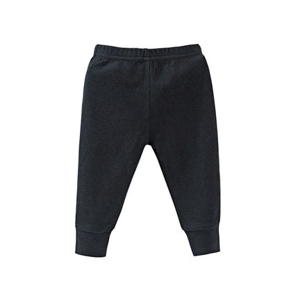 Pantaloni Jogger in Cotone per Neonati e Bambini – Vita Elastica, Morbidi e Comodi (0-24 Mesi)