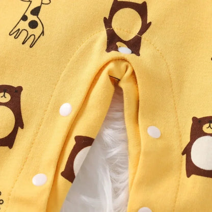 Tutina in Cotone 100% a Maniche Lunghe per Neonati e Bambini
