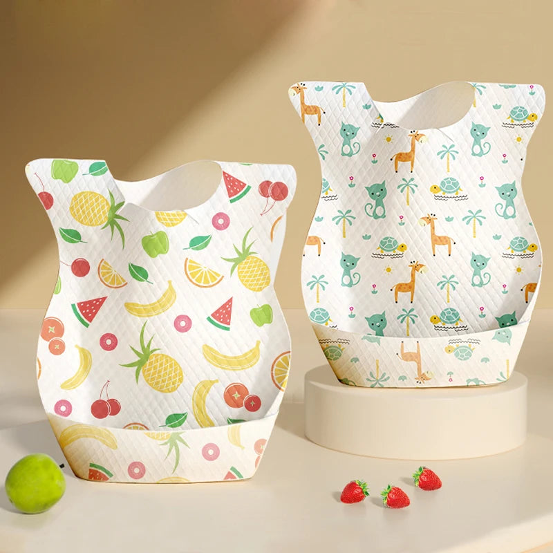 Bavaglini Impermeabili Usa e Getta a Casacca – Set 10 pz