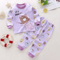 Pigiama Bambino e Bambina in Misto Cotone – Completo Due Pezzi a Maniche Lunghe con Pantaloni