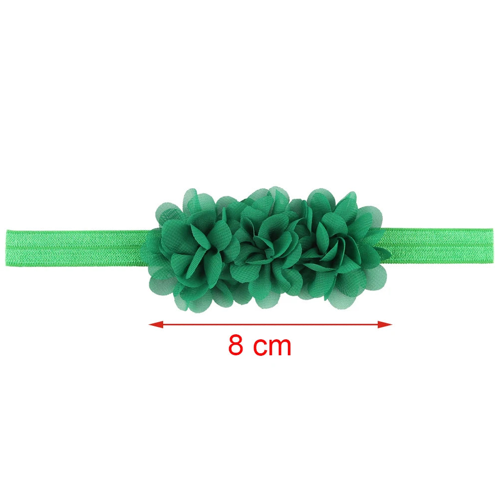 Fascia per Capelli con Fiore in Chiffon per Neonata e Bambina - Taglia unica (6 mesi - 3 anni)