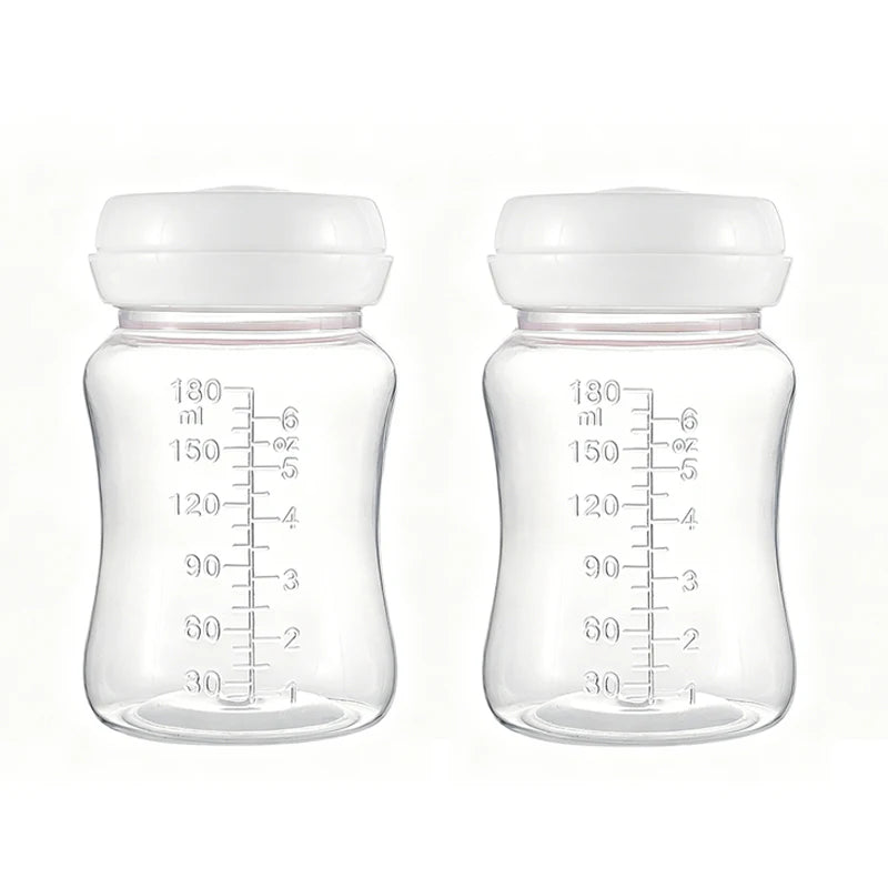 Contenitore Graduato per Conservazione Latte Materno 180 ml – Singolo o Set 2 Pezzi