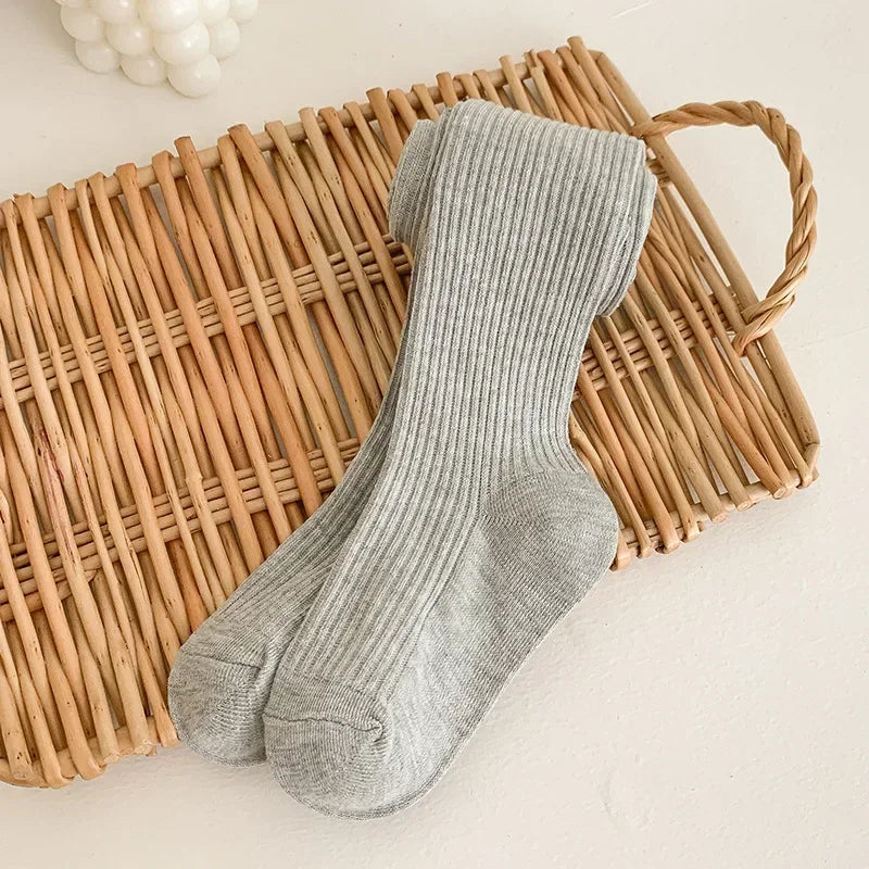 Calzamaglia in Cotone Elasticizzato per Bambine | Collant Caldi e Morbidi 1-9 Anni