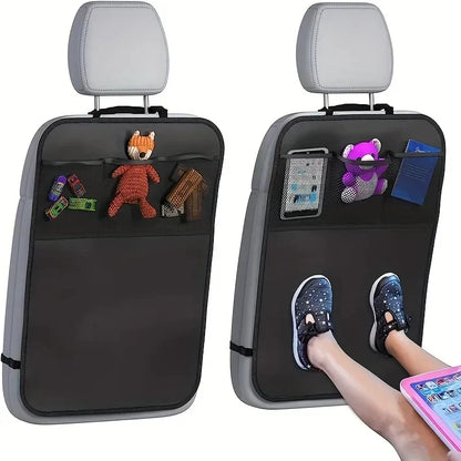 Organizer Schienale Auto per Bambini con 3 Tasche – Protezione Sedile Impermeabile e Antisporco