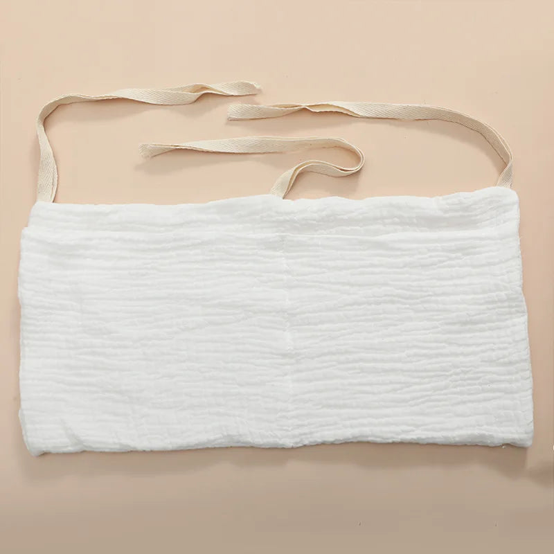 Organizer da Culla in Cotone – Porta Pannolini e Accessori Neonato con Doppia Tasca