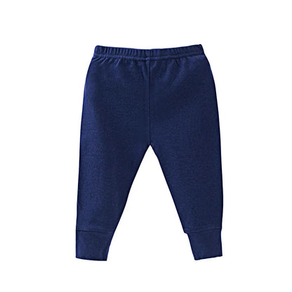 Pantaloni Jogger in Cotone per Neonati e Bambini – Vita Elastica, Morbidi e Comodi (0-24 Mesi)