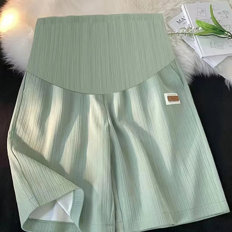 Bermuda Premaman – Pantaloncini Morbidi con Fascia Alta Elastica per Gravidanza