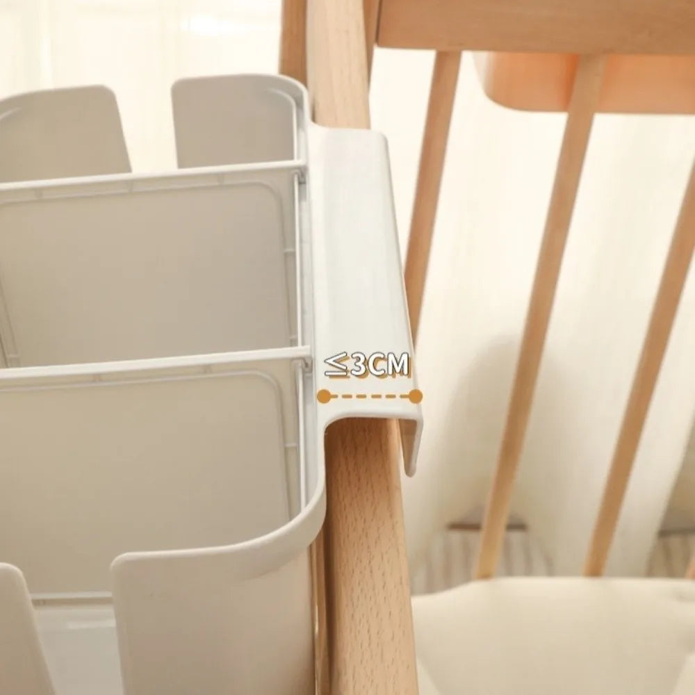 Organizer Appendibile per Culla e Lettino – Porta Pannolini e Accessori con Divisori Regolabili