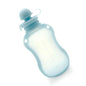 Biberon e Contenitore Multifunzione in Silicone 150 ml – Latte, Pappe e Frullati