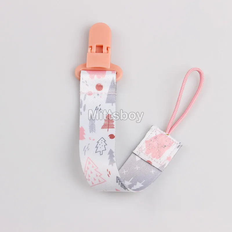 Catenella Portaciuccio in Tessuto con Clip – Fantasie Colorate